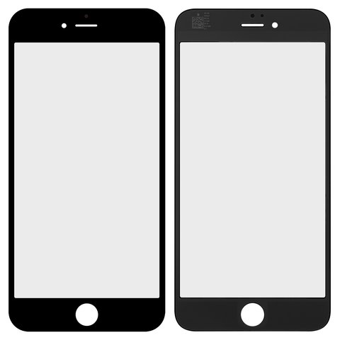 Скло корпуса для iPhone 6 Plus, чорне, Original PRC 