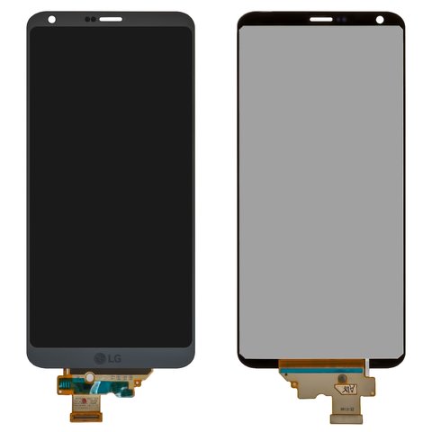 Дисплей для LG G6 H870, G6 H870K, G6 H871, G6 H872, G6 H873, G6 LS993, G6 US997, G6 VS998, серый, серебристый, без рамки, Original PRC 