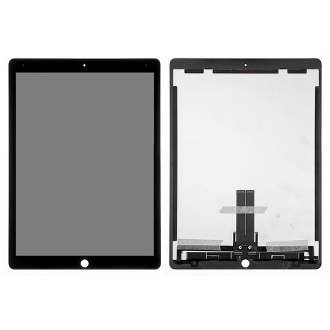 Дисплей для Apple iPad Pro 12.9, черный, без рамки, Original PRC , со шлейфом, A1670 A1671 2017 Version 