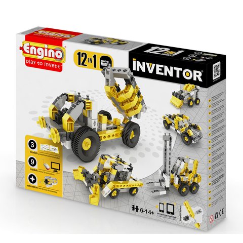 Строительная техника 12 в 1 STEM конструктор Engino Inventor