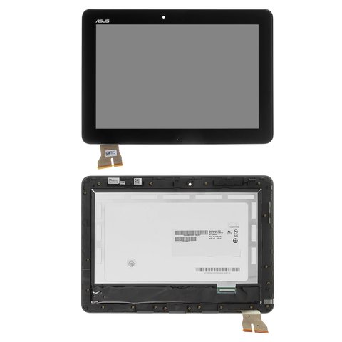 Дисплей для Asus Transformer Pad TF103C, Transformer Pad TF103CG, чорний, з рамкою, #B101EAN01.6 076 1015 10160600