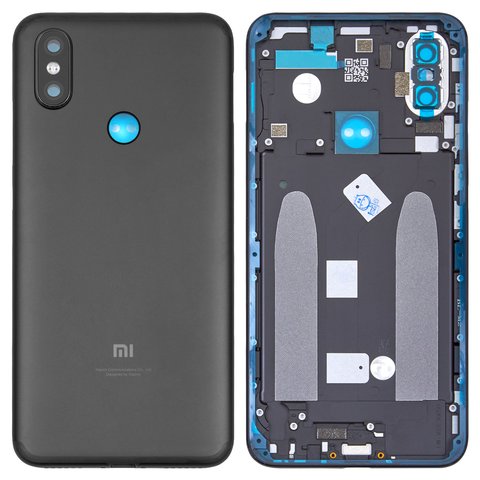 Корпус для Xiaomi Mi 6X, Mi A2, черный, M1804D2SG, M1804D2SI