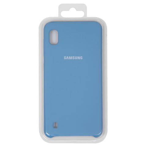Чехол для Samsung A105 Galaxy A10, синий, Original Soft Case, силикон, azure 10 