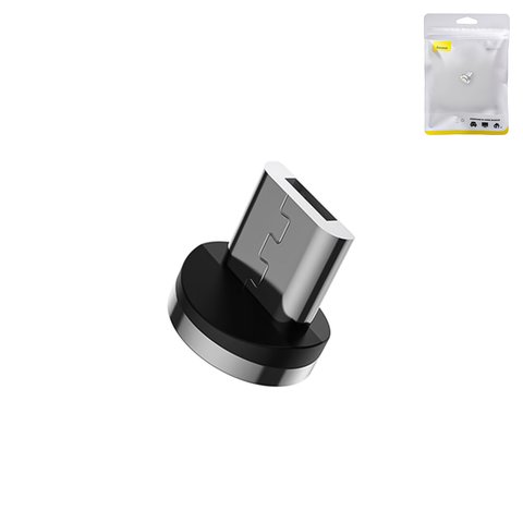 Адаптер Baseus Zinc Magnetic Safe, магнітний, micro USB тип B, 2,1 А, #CAMXC M01