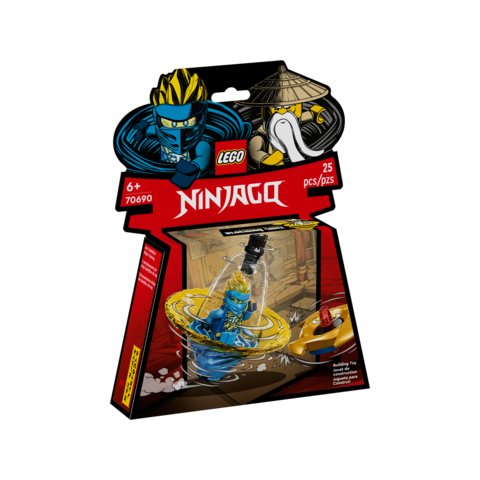 Конструктор LEGO NINJAGO Обучение спин джитсу ниндзя Джея 70690