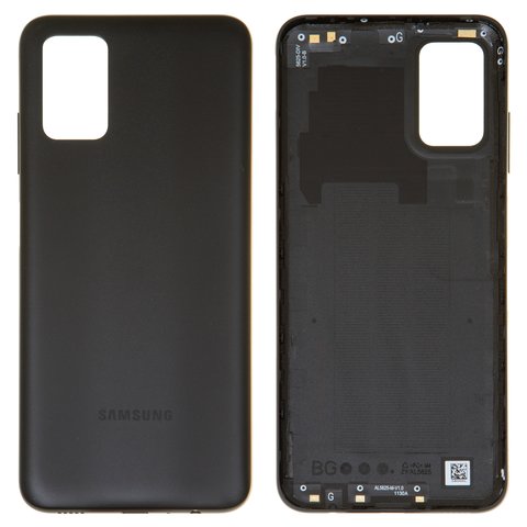 Задняя панель корпуса для Samsung A037F Galaxy A03s, черная