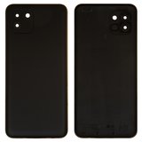 Задня панель корпуса для Samsung A035F Galaxy A03, чорна, із склом камери