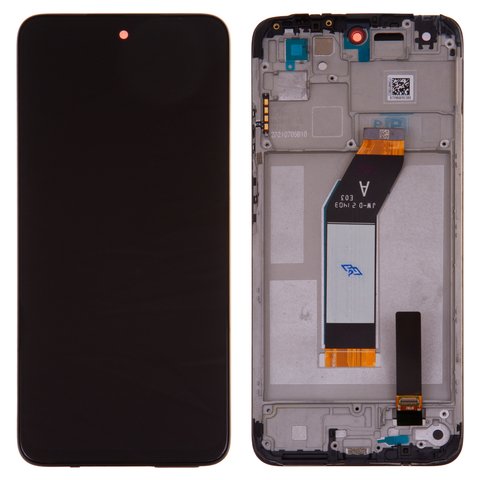 Дисплей для Xiaomi Redmi 10, чорний, з рамкою, Original PRC , carbon gray