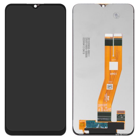Дисплей для Samsung A042 Galaxy A04e, черный, без рамки, Original PRC , original glass