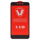 Защитное стекло для Xiaomi Redmi 5A, совместимо с чехлом, Full Glue, (без упаковки), черный