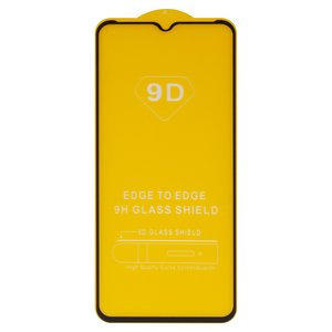 Защитное стекло для Realme C21, совместимо с чехлом, Full Glue, без упаковки , черный
