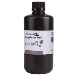 Фотополимерная смола для 3D принтера ELEGOO Standard Resin V2.0 Slate Blue, 1 кг