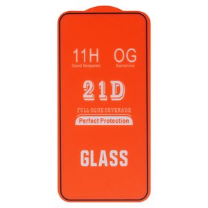 Защитное стекло для Samsung S926 Galaxy S24 Plus, совместимо с чехлом, Full Glue, без упаковки , черный
