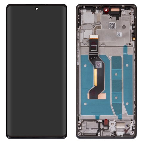 Дисплей для Motorola Moto G85, чорний, з рамкою, Original PRC , XT2427 3