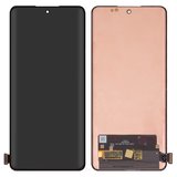 Дисплей для Realme 12 Pro, 12 Pro Plus, чорний, без рамки, Оригінал (переклеєне скло), RMX3840