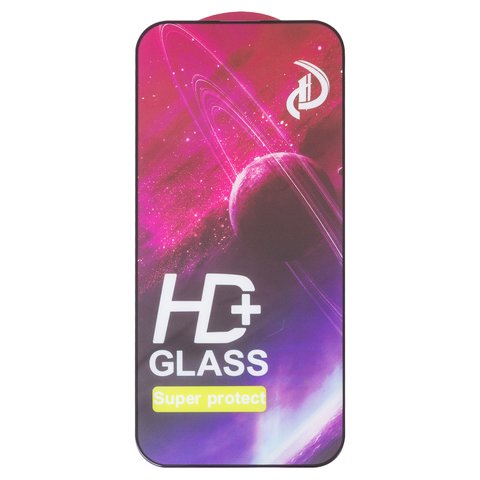 Защитное стекло для Apple iPhone Air, совместимо с чехлом, Full Glue, без упаковки , черный