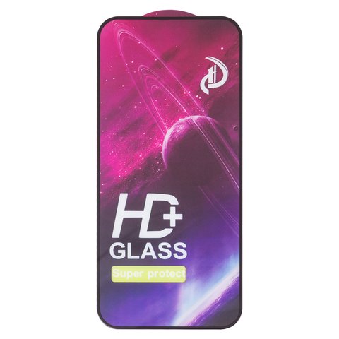 Защитное стекло для Apple iPhone 17 Pro Max, совместимо с чехлом, Full Glue, без упаковки , черный