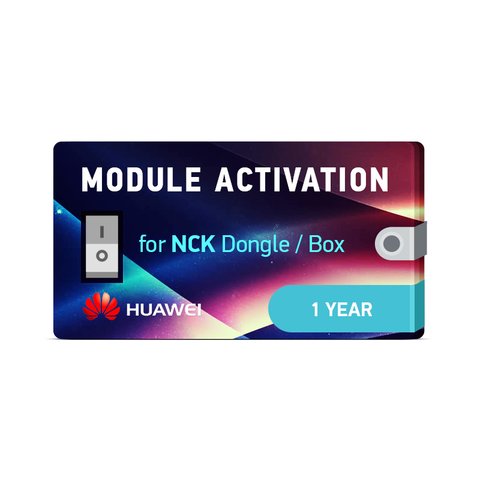Activación del módulo Huawei por 1 año para NCK Dongle NCK Box