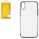 Case Baseus compatible with iPhone XR, (silver, transparent, silicone) #ARAPIPH61-MD0S