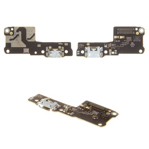 Flat Cable compatible with Xiaomi Redmi 7A, charge connector, with microphone, High Copy, charging board, MZB7995IN, M1903C3EG, M1903C3EH, M1903C3EI 