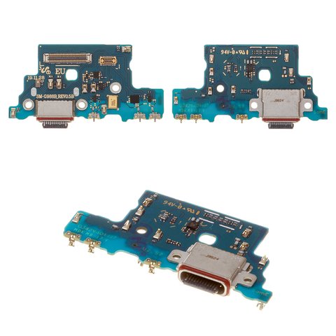 Cable flex puede usarse con Samsung G988 Galaxy S20 Ultra, del conector de carga, con micrófono, Original PRC , placa del cargador, USB tipo C