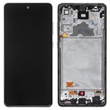 Дисплей для Samsung A725 Galaxy A72, A726 Galaxy A72 5G, черный, с рамкой, Original (PRC)