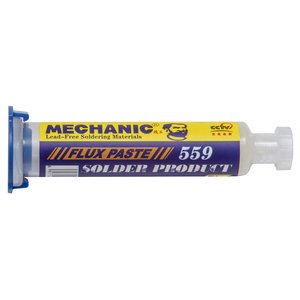 Fundente en pasta Mechanic CMOV 559TC HF, actividad alta, 10 ml