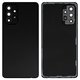 Housing Back Cover compatible with Samsung A528 Galaxy A52s 5G, (black, with camera lens)