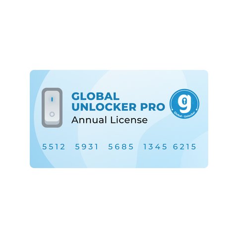 Licencia anual Global Unlocker Pro