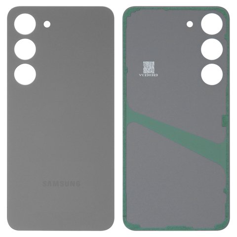 Housing Back Cover compatible with Samsung S911 Galaxy S23, gray, graphite 