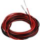Alambre con aislamiento de silicona 28AWG, 0.08 mm², 1 m, negro, UL3135