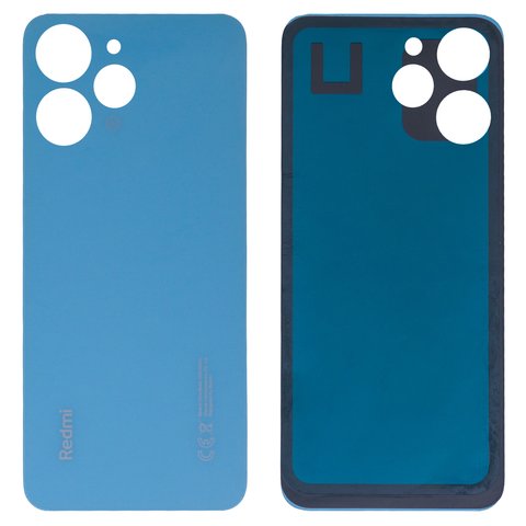 Housing Back Cover compatible with Xiaomi Redmi 12, dark blue 