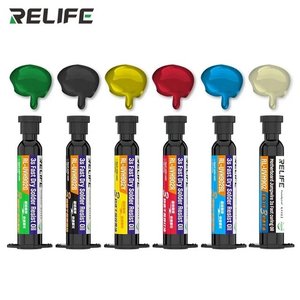 Máscara de soldadura RELIFE RL UVH902, transparente, 10 ml, UV, de secado instantáneo