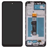 Pantalla LCD puede usarse con Motorola Moto E30 XT2158-6, Moto E40 XT2159, negro, con marco, High Copy
