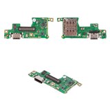 Flat Cable compatible with Infinix Note 40 (X6853), Note 40 Pro (X6850), (charge connector, with components, Original (PRC), charging board)