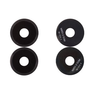 Camera Lens compatible with Xiaomi Redmi 15C 4G, Redmi 15C 5G, black, without frame, set 2 pcs. 