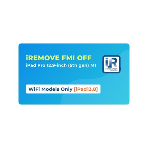 iRemove FMI OFF iPad Pro 12.9 inch 5th Gen  M1 WiFi Only [iPad13,8]