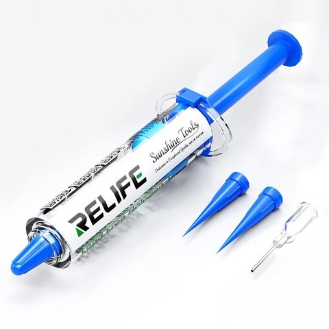 Flux Paste RELIFE HW11, no require rinsing, lead free, halogen free, 10 ml 