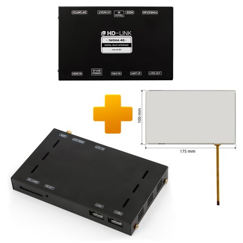 Kit de navegación y multimedia basado en CS9500H para Audi MMI  Touch