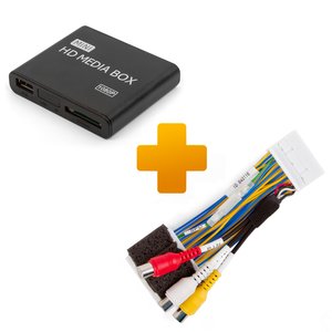 Multimedia Full HD Player and Connection Cable Kit for Toyota Touch 2 Entune Monitors