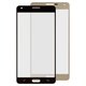 Housing Glass compatible with Samsung A700F Galaxy A7, A700H Galaxy A7, (golden)