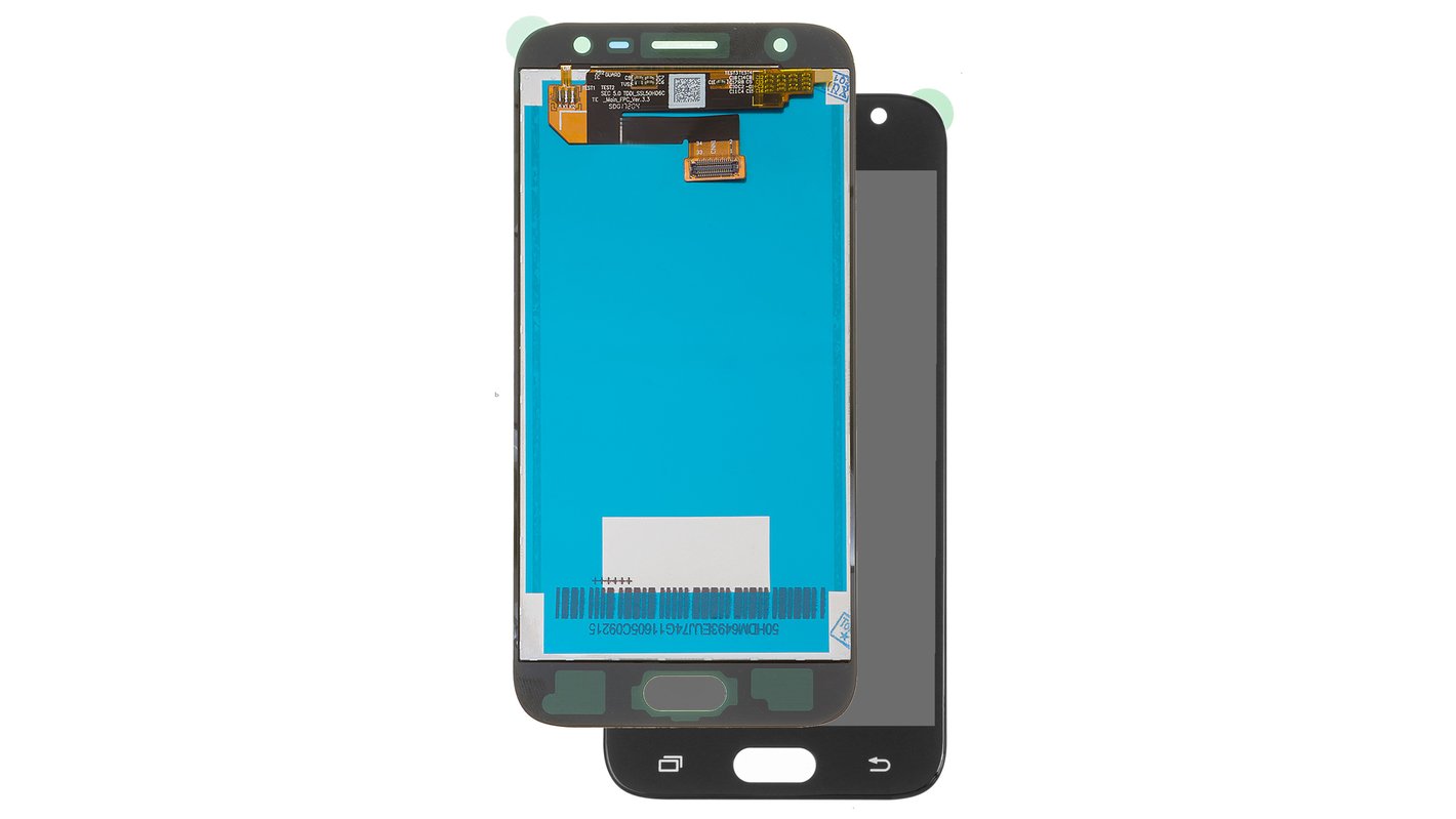 Lcd Compatible With Samsung J330 Galaxy J3 17 Black With Touchscreen Original Change Glass Gsmserver