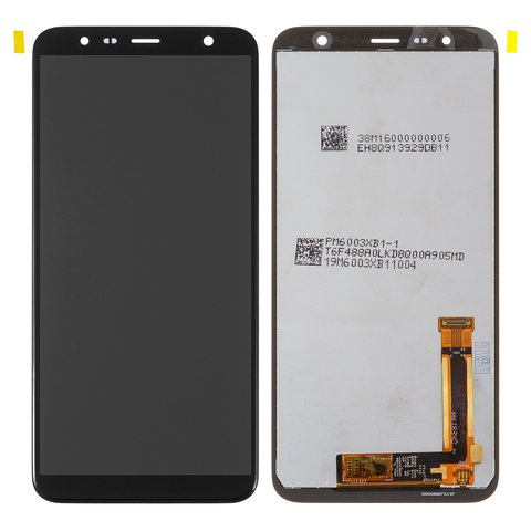 LCD compatible with Samsung J415 Galaxy J4+, J610 Galaxy J6+, black, without frame, Original PRC , original glass 