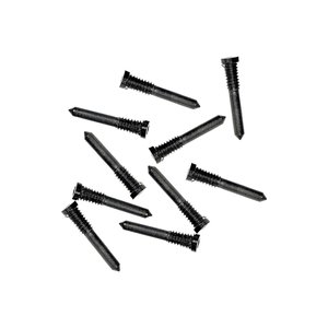 Screw compatible with iPhone 11, iPhone 12, iPhone 13, iPhone 14, iPhone 15, black, 10 pcs., external 