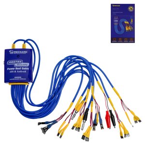 Power Supply Test Cable Mechanic iBoot FPC+ compatible with Apple iPhone 11, iPhone 11 Pro, iPhone 11 Pro Max, iPhone 12, iPhone 12 mini, iPhone 12 Pro, iPhone 12 Pro Max, iPhone 13, iPhone 13 mini, iPhone 13 Pro, iPhone 13 Pro Max, iPhone 14, iPhone 14 Plus, iPhone 14 Pro, iPhone 14 Pro Max, iPhone 15, iPhone 15 Plus, iPhone 15 Pro, iPhone 15 Pro Max, iPhone 6, iPhone 6 Plus, iPhone 6S, iPhone 6S Plus, iPhone 7, iPhone 7 Plus, iPhone 8, iPhone 8 Plus, iPhone X, iPhone XR, iPhone XS, iPhone XS Max, iphone + android 
