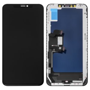 Дисплей для iPhone XS Max, черный, с рамкой, AAA, TFT , YOUDA