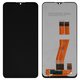 LCD compatible with Samsung A025G Galaxy A02s, M025 Galaxy M02s, (black, Best copy, without frame, Copy, (163x72,5 mm))