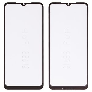 Housing Glass G+OCA PRO compatible with Xiaomi Poco C50, Poco C51, Redmi A1, Redmi A1 Plus, Redmi A2, Redmi A2 Plus, with OCA film, black 