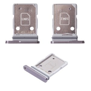 SIM Card Holder compatible with Samsung A566 Galaxy A56, gray, graphite 