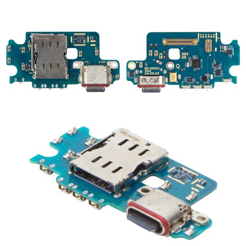 Flat Cable compatible with Samsung S931 Galaxy S25, charge connector, with components, Original PRC , charging board, european version 